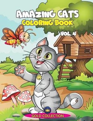 Amazing Cats - Coloring Book, vol.4