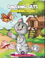 Amazing Cats - Coloring Book, vol.4