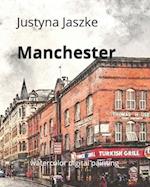 Manchester: watercolor digital painting 