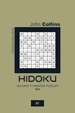 Hidoku - 120 Easy To Master Puzzles 9x9 - 7