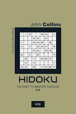 Hidoku - 120 Easy To Master Puzzles 9x9 - 10