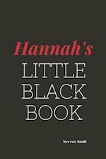 Hannah's Little Black Book.