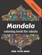 Mandala coloring book for adults