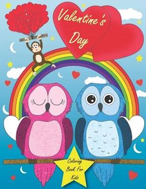 Valentine's Day Coloring Book For Kids