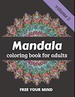 Mandala coloring book for adults