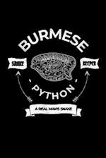 Burmese Python Snake Keeper A Real Man's Snake