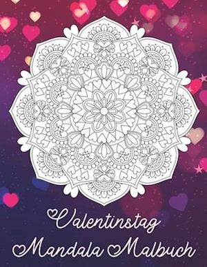 Valentinstag Mandala Malbuch