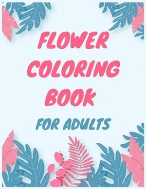 flower coloring books for adults