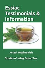 Essiac Testimonials & Info: People tell their stories of using Essiac herbal tea. Valuable Insight. 