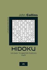 Hidoku - 120 Easy To Master Puzzles 11x11 - 5