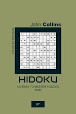 Hidoku - 120 Easy To Master Puzzles 11x11 - 7