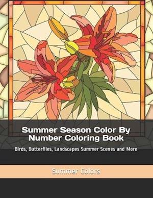 Summer Season Color By Number Coloring Book