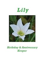 Lily Birthday & Anniversary Keeper
