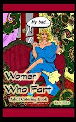 Women Who Fart Adult Coloring Book Pocket-Size