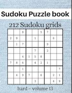 Sudoku Puzzle book - 212 Sudoku grids