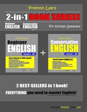 Preston Lee's 2-in-1 Book Series! Beginner English & Conversation English Lesson 1 - 60 For Korean Speakers