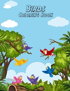 Birds Coloring Book