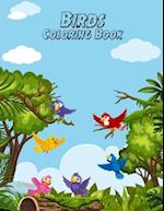 Birds Coloring Book