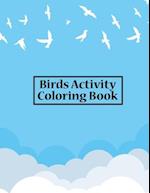 Birds Activity Coloring Book