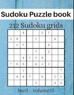 Sudoku Puzzle book - 212 Sudoku grids