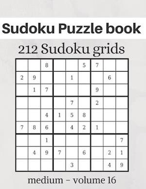 Sudoku Puzzle book - 212 Sudoku grids