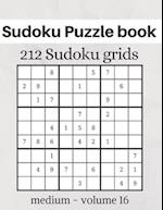 Sudoku Puzzle book - 212 Sudoku grids