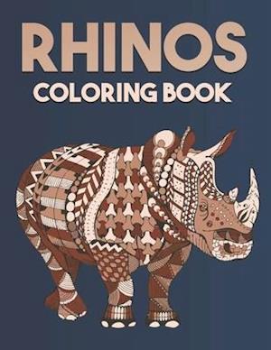 Rhinos Coloring Book