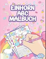 Einhorn Abc Malbuch