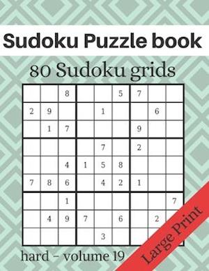 Sudoku Puzzle book - 80 Sudoku grids - Large Print