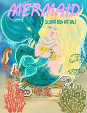 mermaid coloring book for girls