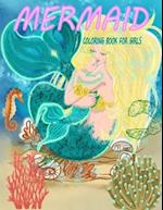 mermaid coloring book for girls