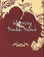 Valentinstag Mandala Malbuch