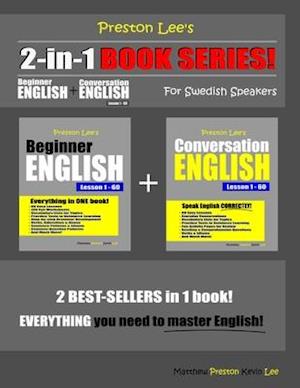 Preston Lee's 2-in-1 Book Series! Beginner English & Conversation English Lesson 1 - 60 For Swedish Speakers