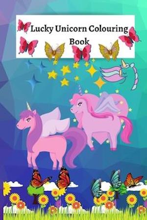 Lucky Unicorn Colouring Book