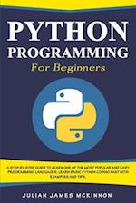 Python Programming for Beginners