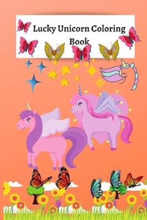 Lucky Unicorn Coloring Book