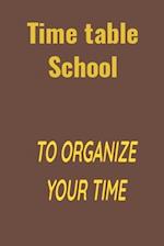 Time table school