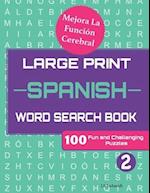 Large Print SPANISH WORD SEARCH Book 2