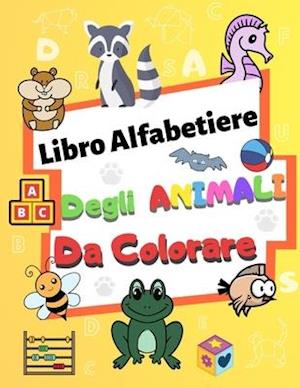 Libro Alfabetiere degli animali da colorare