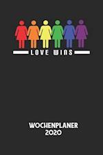 LOVE WINS - Wochenplaner 2020