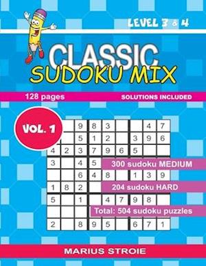 Classic Sudoku Mix- level 3 & 4, vol.1