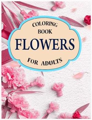 flowers coloring book for adults