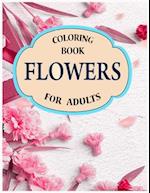 flowers coloring book for adults