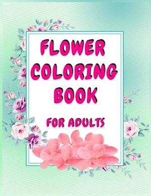 flower coloring book for adults