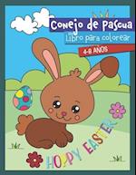 Conejo de Pascua libro para colorear 4-8 años