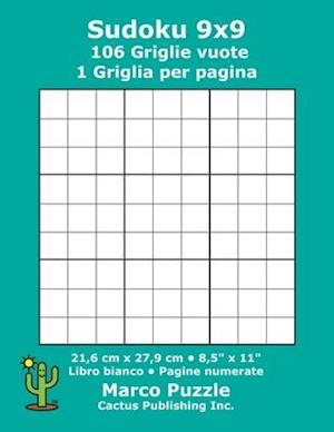Sudoku 9x9 - 106 Griglie vuote