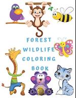 Forest Wildlife Coloring Book