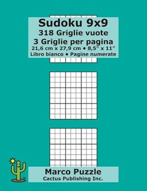 Sudoku 9x9 - 318 Griglie vuote