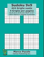 Sudoku 9x9 - 424 Griglie vuote