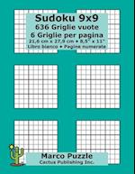 Sudoku 9x9 - 636 Griglie vuote